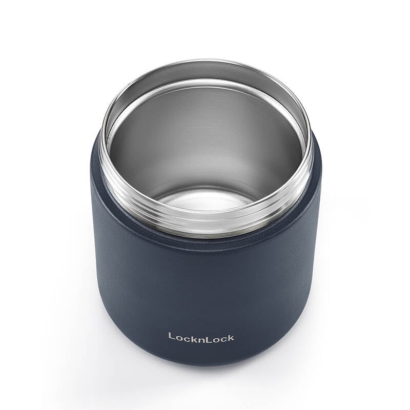 [Áp voucher 10% cho đơn từ 499k] Bộ Hộp Cơm Giữ Nhiệt Locknlock Pump Vacuum Lunch Box (300Mlx2, 500Mlx1, Bộ Đũa Và Thìa, Túi) - Màu Xanh Navy - LHC8052S01, , large image number null